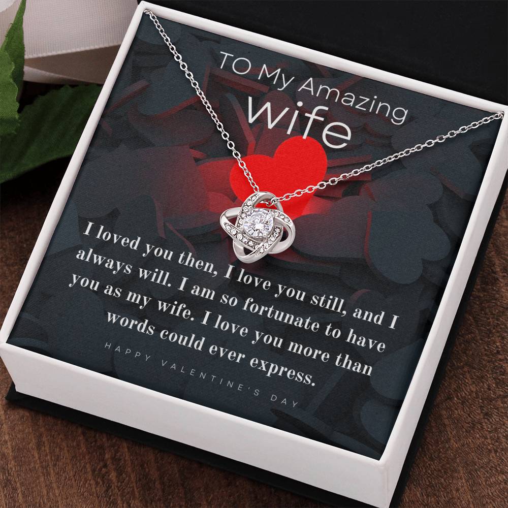 To My Wife Necklace, Romantic Wife Jewelry, Necklace for Wife, Anniversary Gift, Wife Birthday Gift, Mothers Day Gift for Wife from Husband